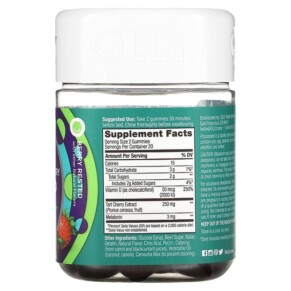 Thành phần vi chất của OLLY Muscle Recovery Sleep Berry Rested 40 Gummies 840160200397