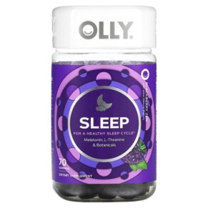Thực phẩm chức năng OLLY Sleep Blackberry Zen 70 Gummies 852933008024