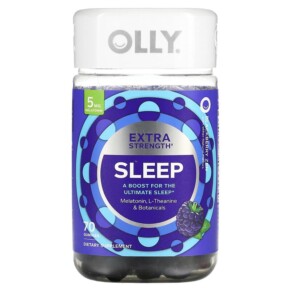 Thực phẩm chức năng OLLY Sleep Blackberry Zen 70 Gummies 840160200625