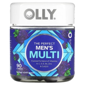 Thực phẩm chức năng OLLY The Perfect Men's Multi Blackberry Blitz 90 Gummies 858158005022