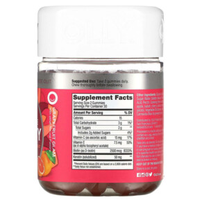 Thành phần vi chất của OLLY Undeniable Beauty Grapefruit Glam 60 Gummies 858158005077