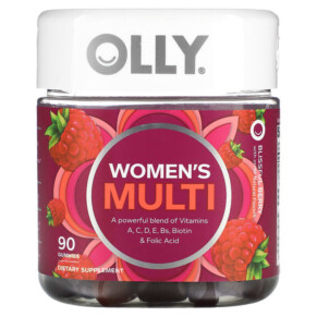 Thực phẩm chức năng OLLY Women's Multi Blissful Berry 90 Gummies 858158005015
