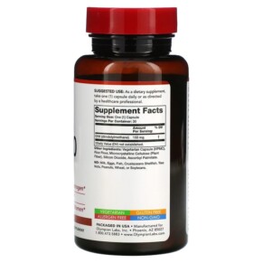 Thành phần vi chất của Olympian Labs DIM-150 30 Vegetarian Capsules 710013100665