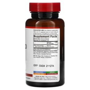 Thành phần vi chất của Olympian Labs Grape Seed Extract 200 mg 100 Vegetarian Capsules 710013000934