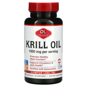 Thực phẩm chức năng Olympian Labs Krill Oil 500 mg 60 Softgels 710013030399