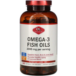 Thực phẩm chức năng Olympian Labs Omega-3 Fish Oils 1.000 mg 240 Softgels 710013031129
