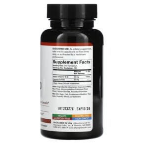 Thành phần vi chất của Olympian Labs Vanadyl Sulfate-20 100 Vegetarian Capsules 710013000910