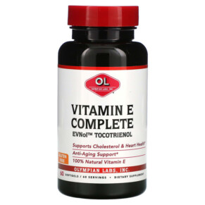 Thực phẩm chức năng Olympian Labs Vitamin E Complete 60 Softgels 710013030276