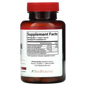 Thành phần vi chất của Olympian Labs Vitamin K2 + D3 60 Capsules 710013912152