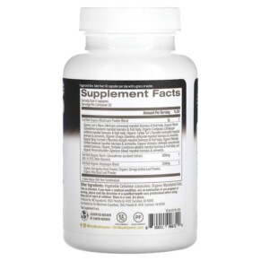 Thành phần vi chất của Om Mushrooms Mushroom Master Blend 80 Vegetable Capsules 850011996720