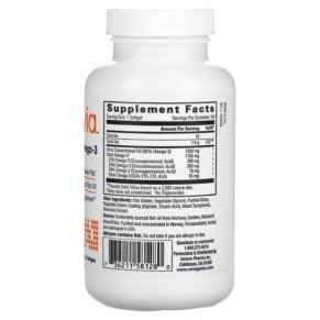 Thành phần vi chất của OmegaVia Ultra Concentrated Omega-3 60 Softgels 736211581280
