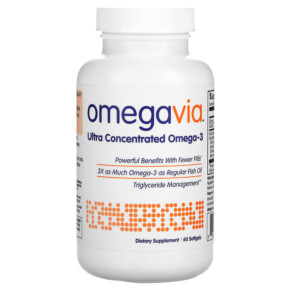 Thực phẩm chức năng OmegaVia Ultra Concentrated Omega-3 60 Softgels 736211581280