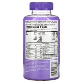 Thành phần vi chất của One-A-Day Kids Complete Multivitamin Trolls 180 Gummies 016500568629