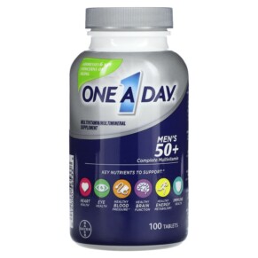 Thực phẩm chức năng One-A-Day Men's 50+ Complete Multivitamin/Multimineral Supplement 100 Tablets 016500565338