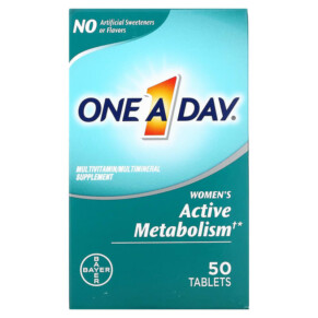 Thực phẩm chức năng One-A-Day Women's Active Metabolism Multivitamin/ Multimineral Supplement 50 Tablets 016500587019
