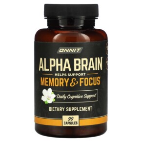 Thực phẩm chức năng Onnit Alpha Brain 90 Capsules 819444010182