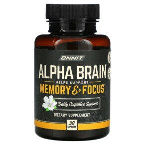 Thực phẩm chức năng Onnit Alpha Brain Memory & Focus 30 Capsules 819444010007