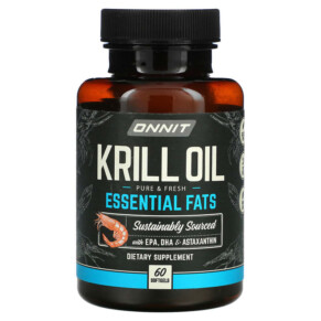 Thực phẩm chức năng Onnit Krill Oil Essential Fats 60 Softgels 819444010120