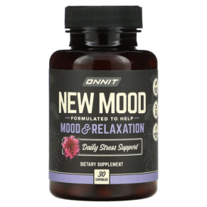 Thực phẩm chức năng Onnit New Mood Mood & Relaxation 30 Capsules 819444010038