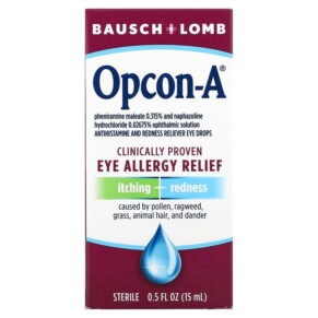 Thực phẩm chức năng Opcon-A Clinically Proven Eye Allergy Relief 0.5 fl oz (15 ml) 310119020906
