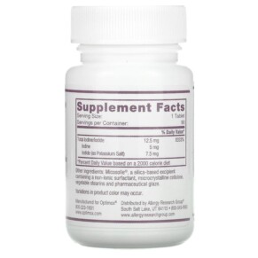 Thành phần vi chất của Optimox Corporation Iodoral Iodine/Potassium Iodide 90 Tablets 350520015016