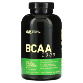 Thực phẩm chức năng Optimum Nutrition BCAA 1000 500 mg 400 Capsules 748927020366