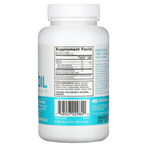 Thành phần vi chất của Optimum Nutrition Enteric-Coated Fish Oil 100 Softgels 748927029840