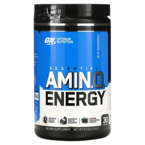 Thực phẩm chức năng Optimum Nutrition ESSENTIAL AMIN.O. ENERGY Blue Raspberry 9.5 oz (270 g) 748927026825