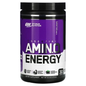 Thực phẩm chức năng Optimum Nutrition ESSENTIAL AMIN.O. ENERGY Concord Grape 9.5 oz (270 g) 748927026658