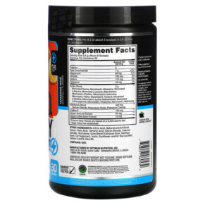 Thành phần vi chất của Optimum Nutrition ESSENTIAL AMIN.O. ENERGY + ELECTROLYTES Tangerine Wave 10.05 oz (285 g) 748927060539
