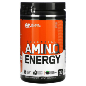 Thực phẩm chức năng Optimum Nutrition ESSENTIAL AMIN.O. ENERGY Orange 9.5 oz (270 g) 748927025255