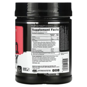 Thành phần vi chất của Optimum Nutrition ESSENTIAL AMIN.O. ENERGY Watermelon 1.29 lb (585 g) 748927051308