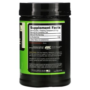 Thành phần vi chất của Optimum Nutrition Glutamine Powder Unflavored 2.2 lbs (1 kg) 748927029109