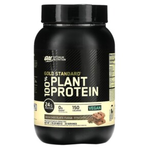 Thực phẩm chức năng Optimum Nutrition Gold Standard 100% Plant Protein Rich Chocolate Fudge 1.76 lb (800 g) 748927068054