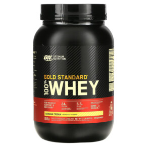 Thực phẩm chức năng Optimum Nutrition Gold Standard 100% Whey Banana Cream 2 lb (907 g) 748927029567