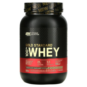 Thực phẩm chức năng Optimum Nutrition Gold Standard 100% Whey Chocolate Hazelnut 2 lb (907 g) 748927060676