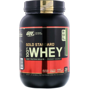 Thực phẩm chức năng Optimum Nutrition Gold Standard 100% Whey Chocolate Mint 1.97 lb (896 g) 748927028621