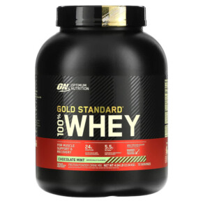 Thực phẩm chức năng Optimum Nutrition Gold Standard 100% Whey Chocolate Mint 4.94 lbs (2.24 kg) 748927028676