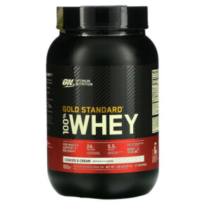 Thực phẩm chức năng Optimum Nutrition Gold Standard 100% Whey Cookies & Cream 1.84 lb (837 g) 748927028638