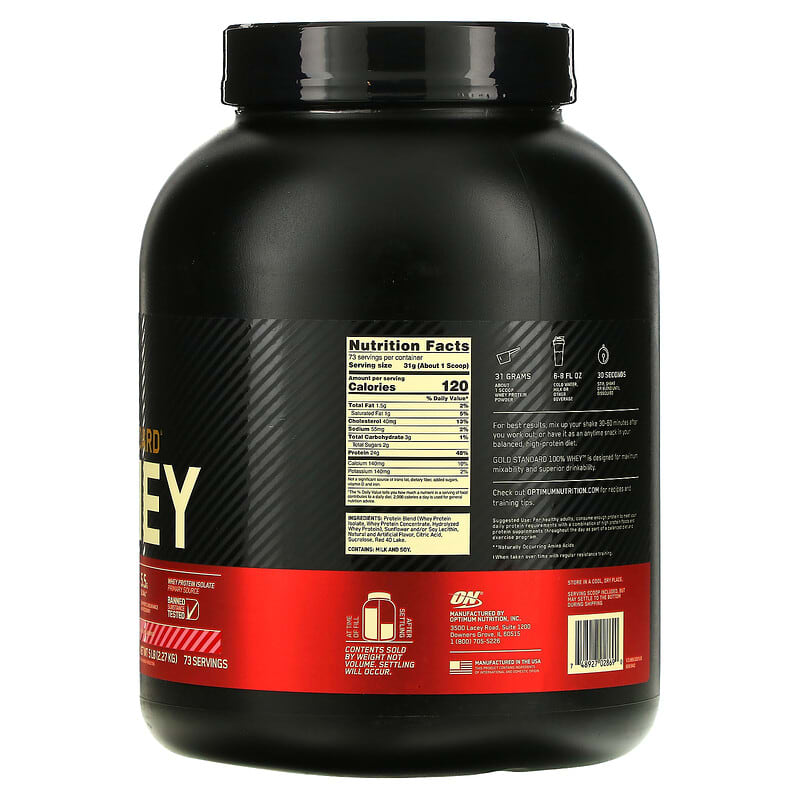 Optimum Nutrition Gold Standard 100% Whey Delicious Strawberry 5 lb (2.27 kg) 2 Thành phần vi chất của Optimum Nutrition Gold Standard 100% Whey Delicious Strawberry 5 lb (2.27 kg) 748927028690
