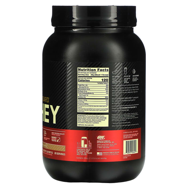 Optimum Nutrition Gold Standard 100% Whey Mocha Cappuccino 2 lb (907 g) 2 Thành phần vi chất của Optimum Nutrition Gold Standard 100% Whey Mocha Cappuccino 2 lb (907 g) 748927026245
