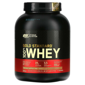 Thực phẩm chức năng Optimum Nutrition Gold Standard 100% Whey Mocha Cappuccino 5 lb (2.27 kg) 748927026238