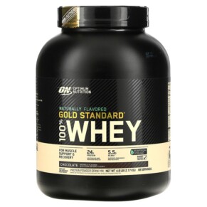 Thực phẩm chức năng Optimum Nutrition Gold Standard 100% Whey Naturally Flavored Chocolate 4.8 lb (2.17 kg) 748927052688