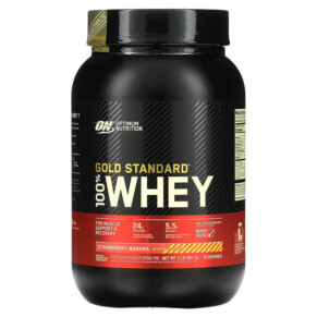 Thực phẩm chức năng Optimum Nutrition Gold Standard 100% Whey Strawberry Banana 2 lb (907 g) 748927029871