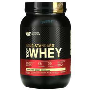 Thực phẩm chức năng Optimum Nutrition Gold Standard 100% Whey Vanilla Ice Cream 2 lb (907 g) 748927028652