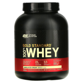 Thực phẩm chức năng Optimum Nutrition Gold Standard 100% Whey Vanilla Ice Cream 5 lb (2.27 kg) 748927028706