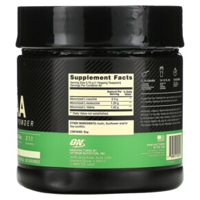 Thành phần vi chất của Optimum Nutrition Instantized BCAA 5000 Powder Unflavored 12.16 oz (345 g) 748927025224