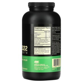 Thành phần vi chất của Optimum Nutrition Superior Amino 2222 320 Tablets 748927026467
