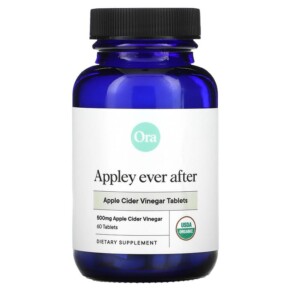 Thực phẩm chức năng Ora Appley Ever After Apple Cider Vinegar Tablets 500 mg 60 Tablets 856720007412