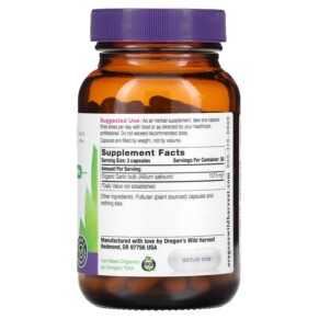 Thành phần vi chất của Oregons Wild Harvest Garlic 90 Vegan Capsules 706195000329